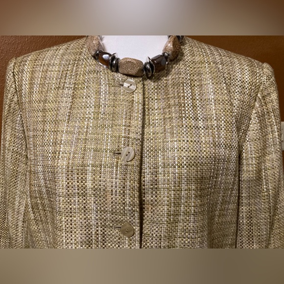 Alfred Dunner collarless jacket - Picture 2 of 6